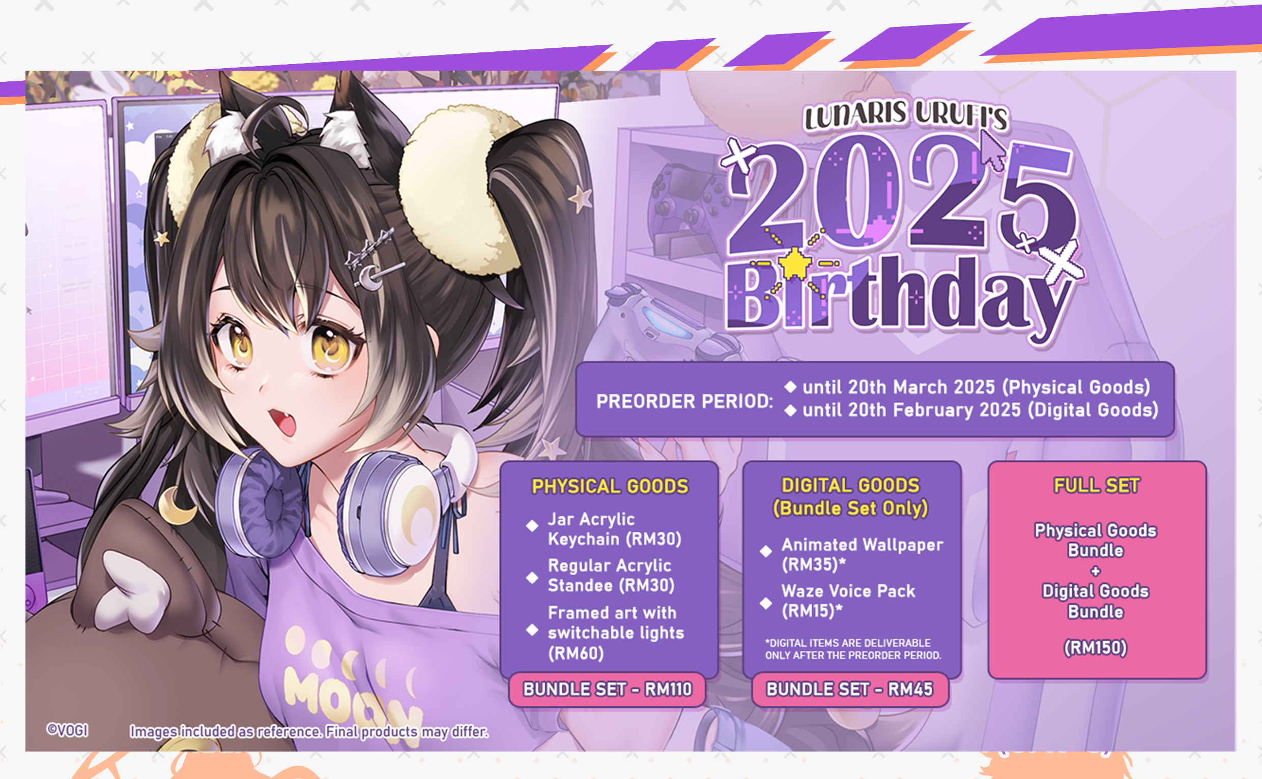 Lunaris Urufi 2025 Birthday Merchandise