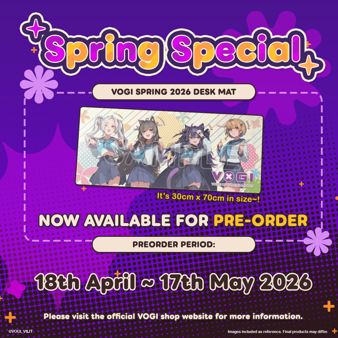 Shikairo Days Desk Mat Pre-Order